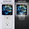 NEWzone Rose Night Light 0.5W, Plug in Night Lights for Boys Girls Led Night Light Dusk to Dawn Sensor Nightlight for Stairway/Hallway/Bedroom view 2