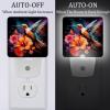 NEWzone Hummingbird Flower Night Light Plug into Wall with Dusk to Dawn Light Sensors, Warm Nightlights for Bedroom, Bathroom, Hallway, Kitchen, Gifts Ideal for Girls Boys view 2