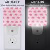 NEWzone Cute Elephants Night Light for Kids 2-Pack, LED Plug into Wall Lights Dusk-to-Dawn Sensor, Nursery Plug in Nightlight, for Kids Room, Bathroom, Bedroom Decor, Children Gift view 2