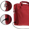 Navitech Red Sleek Water Resistant Travel Bag - Compatible with DBPOWER 10" Portable DVD Player view 3