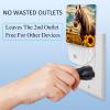 NEWzone Sunflowers Horse Night Light Plug into Wall with Dusk to Dawn Light Sensors, Warm Nightlights for Bedroom, Bathroom, Hallway, Kitchen, Gifts Ideal for Girls Boys view 3
