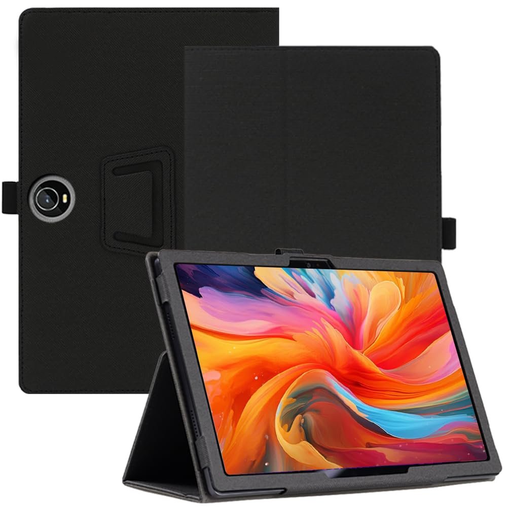 AKNICI Case for TUOHAITIME K10/COLORROOM C5/JIKOCXN C5/aiprotablet C5 Tablet 11 Inch, Premium PU Leather Folio Folding Stand Protective Tablet Cover with Hand Strap Magnet