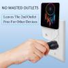 NEWzone Dream Catcher Night Light Plug into Wall for Girls Boys Room, Decorative Nightlights Auto Sensor Led Lights Wall Decor Gifts for Women Nightlight, 2 Pack view 3