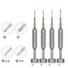 4 in 1 Electronics Repair Tool, Alloy Precision Screwdriver Repair Tool Kit for Phone, Coumputer, Laptop, Tablet view 2