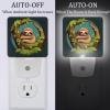 NEWzone Cute Sloth Night Light Plug into Wall for Girls Boys Room, Decorative Nightlights Auto Sensor Led Lights Wall Decor Gifts for Women Nightlight, 2 Pack view 2