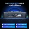 10" Slim Under Seat Subwoofers for Car/Truck/SUV | Powered subwoofer car Audio| Built-in Amplifier | Remote Control | Built-in Low Pass/Gain/Boost/Deep Bass view 3