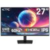 KTC 27 Inch 4K UHD(3840 * 2160) Computer Monitor - IPS Monitor, 60hz, HDR400, Anti-Blue Light Screen, DCI-P3 95% 125% sRGB, Support FreeSync and GSync, PC Monitor for Design, Work,Casual Gaming view 1