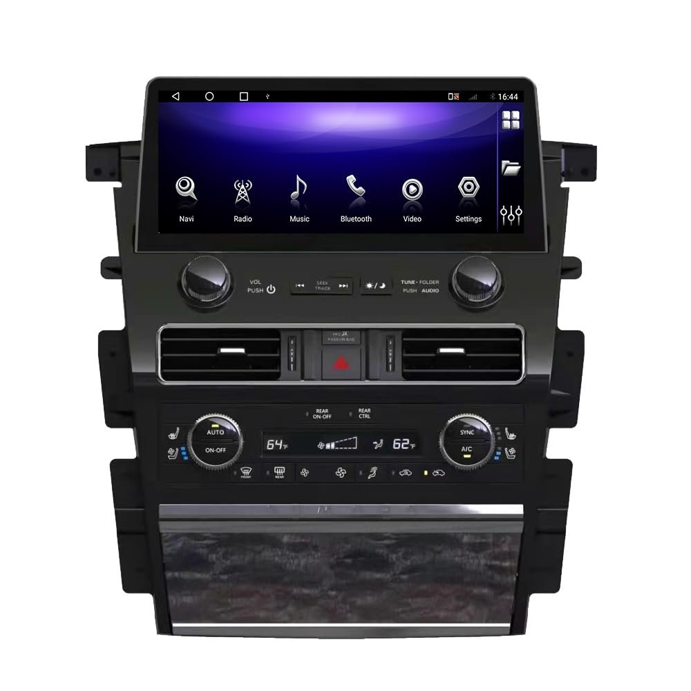 13.3" Android 13 Car Radio Stereo for Nissan Armada Patrol Y62 Infiniti QX80 2010-2023 Car GPS Navigation Multimedia Player AutoRadio Tape Unit (12.3 inch Screen, 4-64GB)