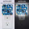 NEWzone Dogs Night Light Plug into Wall with Dusk to Dawn Light Sensors, Warm Nightlights for Bedroom, Bathroom, Hallway, Kitchen, Gifts Ideal for Girls Boys view 2