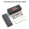 EYEGLASSTOR Blue Light Blocking Glasses for Men & Women, Small to Medium Face Lightweight TR90 Frame, Flexible Computer & Gaming Glasses, Anti Eye Strain Black view 4