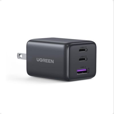 UGREEN 3-Port 30W USB C Charger Block, GaN II Type C Fast Charging, Black