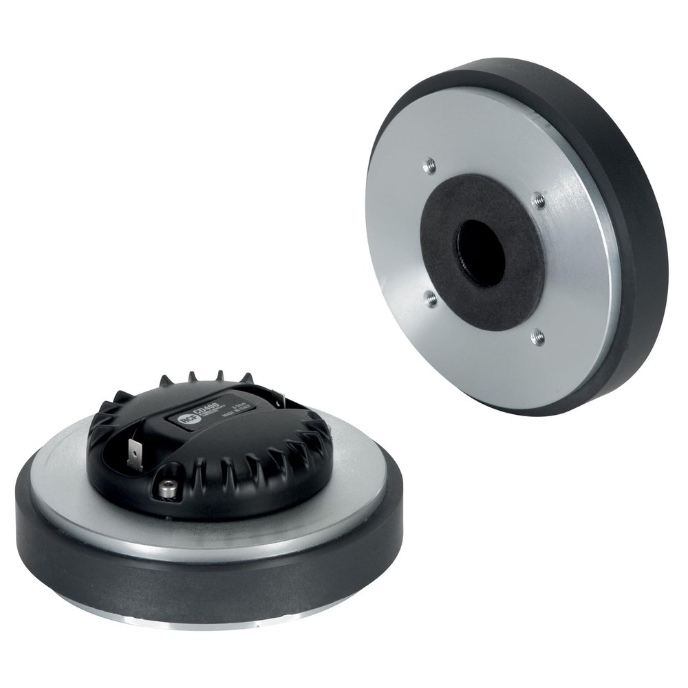 RCF CD400 1-inch Bolt On Driver Exit Throat | Polyester Compression Driver 1.75-inch Diaphragm 50 Wrms 100 Watts Max 8-ohm