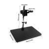 Camera Monocular Lifting Bracket Universal Adjustable Metal Boom Stereo Microscope Camera Table Stand Holder Microscope Lifting Holder (Heightened 60cm Type) view 3