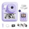Kids Camera Instant Print, Upgrade Dual-Lens Selfie Digital Camera for Kids, Christmas Birthday Gifts Toys for Boys Girls Age 3-12, HD 1080P Toddler Portable Toy with SD Card 3 Rolls Print Paper view 1