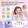 Kids Camera Instant Print, Upgrade Dual-Lens Selfie Digital Camera for Kids, Christmas Birthday Gifts Toys for Boys Girls Age 3-12, HD 1080P Toddler Portable Toy with SD Card 3 Rolls Print Paper view 2