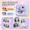Kids Camera Instant Print, Upgrade Dual-Lens Selfie Digital Camera for Kids, Christmas Birthday Gifts Toys for Boys Girls Age 3-12, HD 1080P Toddler Portable Toy with SD Card 3 Rolls Print Paper view 3