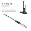 Portable Handheld CB Antennae for 3, Enhances Signal, 27MHz TNC Male, Telescopic, 1.8 dBi Gain, Compatible with for Escort 72 Handheld Radio view 2