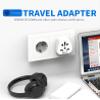 1 x Peak Power World to Europe Travel Adapter - Allow travellers from over 150 countries to safely use earthed or non-earthed appliances throughout Europe excluding Switzerland, Italy, Denmark and UK. view 2
