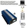 AIMS Power 2000 Watt Pure Sine Inverter with Automatic Transfer Switch 12 Volt DC to 120 Volt AC Includes Remote, Fuse Kit, and Volt Meter view 2