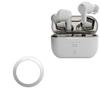 BoxWave Smart Gadget Compatible with Creative Labs Zen Air SXFI - MagnetoSafe Ring, Add Magnet Functionality Adhesive Alloy - Metallic Silver view 1