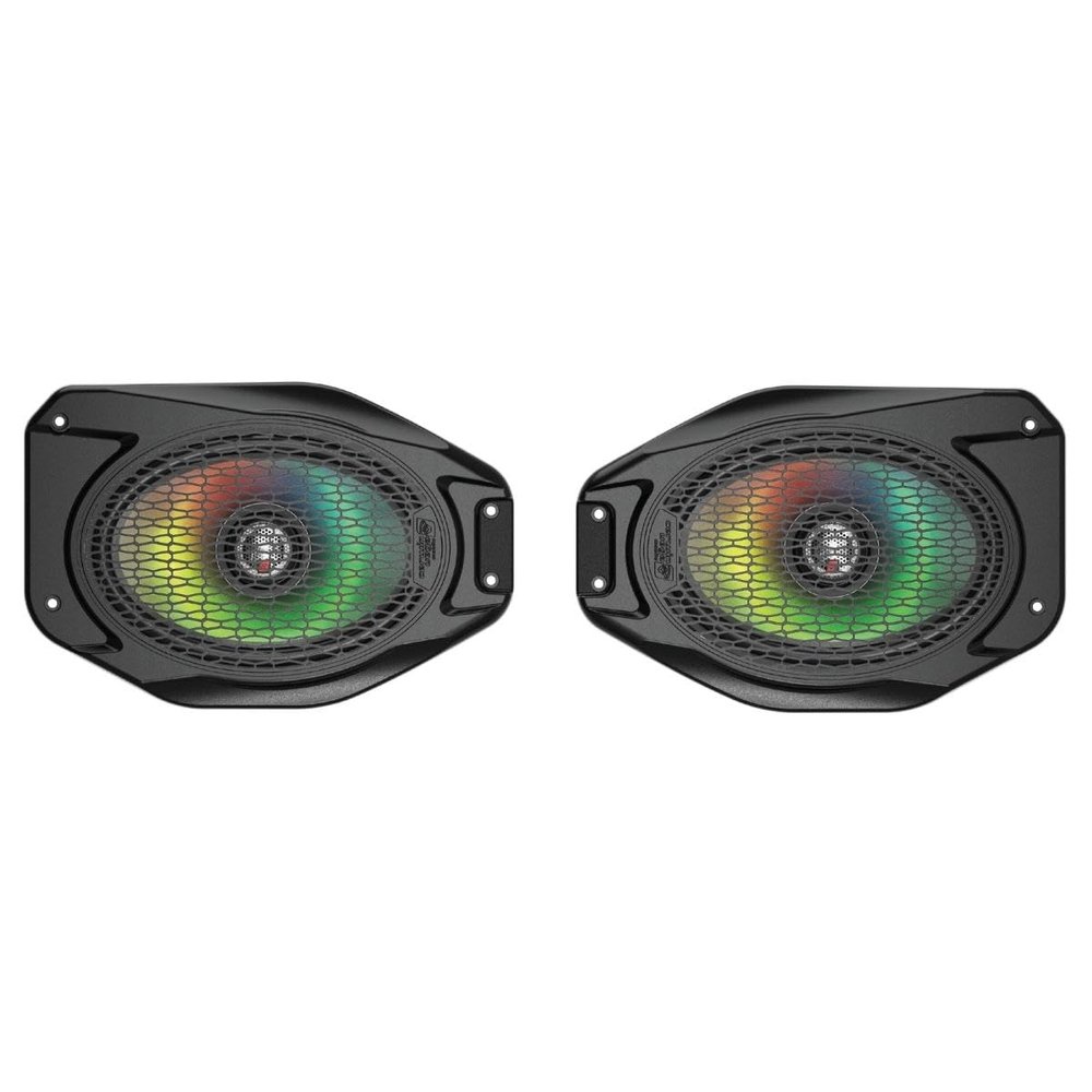 CERWIN-VEGA! Jeep JL/Gladiator & RPMDLED LED Remote Adapter 6.5" Overhead Speaker Kit for 2018+ (RVJP69OE, Speaker Kit)