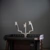 Powerlift Office Desk Triple Arm Tabletop Monitor Mount view 2