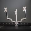 Powerlift Office Desk Triple Arm Tabletop Monitor Mount view 3