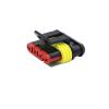 20/50/100Sets 1.5 Series AMP Automobile Connectors 1/2/3/4/5/6 Pin Super Seal Waterprof Electrical Wire Connector PA66 Nylon(4P Female,100sets) view 1