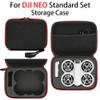 Hesupy Carrying Case for DJI Neo, Drone Hard Storage Bag Portable Travel Case EVA Shockproof Protective Cover Organizer (Black) view 2