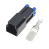 1 Set 1 Pin 9.5mm Male Female Unsealed Housing KET Connector Large Current p/Lug MG623688-5 MG613689-5 Compatible with The Car(Male) view 1