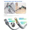 GTOMNI Starlink Gen 3 Cable 100FT Replacement Standard V3 Cable Extension Starlink Replacement Cable Gen 3 Starlink Ethernet Cable for Starlink Rectangular Satellite Gray Weatherproof Outdoor 100FT view 2