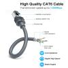 GTOMNI Starlink Gen 3 Cable 100FT Replacement Standard V3 Cable Extension Starlink Replacement Cable Gen 3 Starlink Ethernet Cable for Starlink Rectangular Satellite Gray Weatherproof Outdoor 100FT view 4