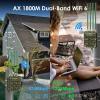 2026 AX1800 Outdoor WiFi 6 Extender, WAVLINK Outdoor WiFi Extender Signal Booster with PoE, Long Range Outdoor WiFi Access Point, IP67 Weatherproof, 4x8dBi Antennas, for Farm, Cameras, Patio, Starlink view 3