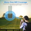 2026 AX1800 Outdoor WiFi 6 Extender, WAVLINK Outdoor WiFi Extender Signal Booster with PoE, Long Range Outdoor WiFi Access Point, IP67 Weatherproof, 4x8dBi Antennas, for Farm, Cameras, Patio, Starlink view 4
