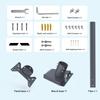 Starlink Gen 3 Mounting Kit Gray Adjustable Starlink Pole Mount with Gen 3 Pipe Adapter Roof Mount Compatible with V3 Standard Dish Starlink Long Wall Pole view 2