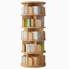 5-Shelf Rotating Bookshelf Multi-Functional Household Children's Study Bookshelf Multi-Tier Floor Standing Bookshelf Load-Bearing Stability Smooth Polished Edges Safe to use view 1