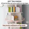 5-Shelf Rotating Bookshelf Multi-Functional Household Children's Study Bookshelf Multi-Tier Floor Standing Bookshelf Load-Bearing Stability Smooth Polished Edges Safe to use view 4