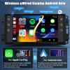 2+32G Android 13 Car Stereo for Dodge Avenger 2011 2012 2013 2014 Fit for Carplay Android Auto 7 inch Double Din Car Radio Audio Receiver w/WiFi GPS Bluetooth AHD Backup Camera Mic view 2