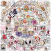 128 PCS Bookish Stickers for Kindle, Spicy Booktok Reading Romance Book Sticker Pack for Phone Case, iPad, eBook Reader, Laptop, Matte Waterproof Decal Accessories Gifts for Kids Adult Readers view 1