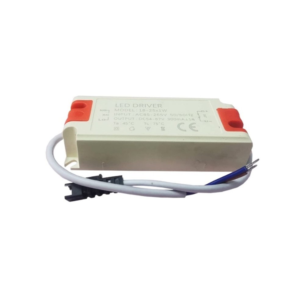 JUHDXXQD 18-25W External Power Supply 20W24W Ceiling lamp Power Supply Wide Voltage no Flicker Isolation Drive Power Supply(18-25W(230-250MA))