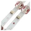 AGJPXFR 2 Pcs/Set LED Backlight LED40d3000 40S6500 40S6500FS 40F6F 40L2F 40S325 40D6 10X2 4C-LB4010-HR01J 40FE5606 Fit for TCL Fit for Thomson view 3