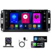 Alikali 7" Android 13 Car Stereo w/Wireless Carplay Android Auto for Dodge Challenger 2008 2009 2010 2011 2012 2013 2014 Double Din Car Audio Receiver w/WiFi GPS Bluetooth/FM/DSP/AHD Mic - 1+16G view 1