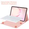 BQSS Keyboard Case for iPad Air 11" (M2) 2024 Detachable Keyboard Case for iPad Air 5th Generation & Stylus Pen for iPad 10th/9th/8th/7th/6th Gen view 3