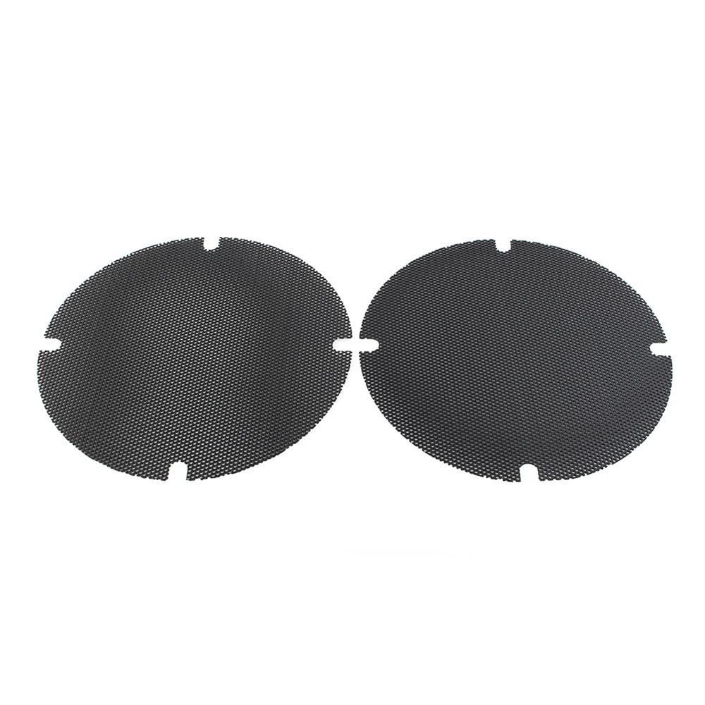Cnamid5 Motorcycle Iron Mesh Speaker Grills, Rear Speaker Grille Cover for Harley Touring FLHTCU, FLHTKL, FLTRU, FLHTCUTG with speakers 14-later, Black