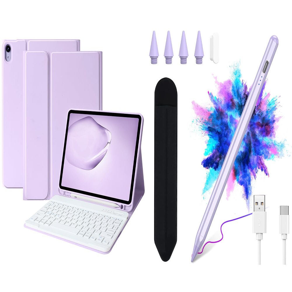 BQSS for iPad 10th Generation Keyboard Case 10.92022 & Stylus Pen for iPad 10th/9th/8th/7th/6th Gen