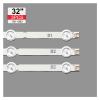 AGJPXFR 15pcs LED Backlight Strip 7 Lamp 32'' TV 32pft5501/60 KDL-32R330D LB32080 E465853 HV320FHB-N00 TPT315B5-WHBN0.K Fit for Philips Fit for Sony view 3