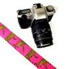Pink Leopard Camera Strap, Cheetah Camera Strap Universal DSLR Neck & Shoulder Strap, Photography Accessory, Gift for Men & Women view 3
