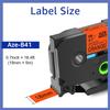 20 Pack Esaytool Replacement for TZe-B41 TZeB41 TZB41 18mm 0.7inch Black on Orange Fluorescent Laminated Compatible with P-Touch PT-D400 PT-D410 PT-D600 PT-D610BT PT-D460BT Label Marker view 2