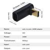 Duttek USB C 90 Degree Adapter 240W, 40Gbps USB C Male to Female Adapter, USB C Angle Adapter Compatible with Thunderbolt 4 for Steam Deck, MacBook, Switch, iPhone 15 2 Pack view 2