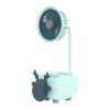 Desktop Mini Fan USB Small Table Fan - Stylish Decorative Fan with Pencil Holder | Ideal for Classroom and Student Storage view 1